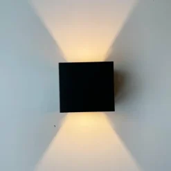 Luminaires Fischer & Honsel Éclairage Led|Applique murale Fischer & Honsel Thore LED Noir, 2 lumières