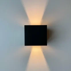 Luminaires Fischer & Honsel Éclairage Led|Applique murale Fischer & Honsel Thore LED Noir, 2 lumières