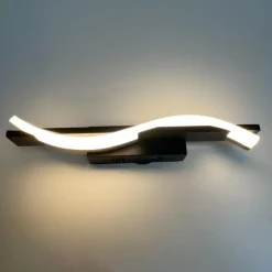 Luminaires Fischer & Honsel Éclairage Led|Applique murale Fischer & Honsel Bridge LED Noir, 1 lumière