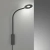 Luminaires Fischer & Honsel Éclairage Led|Applique murale Fischer & Honsel Cama LED Noir, 1 lumière