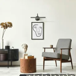 Luminaires Fischer & Honsel Éclairage Led|Applique murale Fischer & Honsel Nami LED Noir, 1 lumière