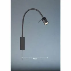 Luminaires Fischer & Honsel Éclairage Led|Applique murale Fischer & Honsel Seng LED Noir, 1 lumière