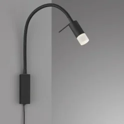 Luminaires Fischer & Honsel Éclairage Led|Applique murale Fischer & Honsel Seng LED Noir, 1 lumière
