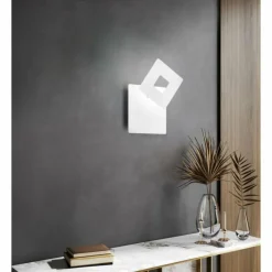 Luminaires Fischer & Honsel Appliques|Applique murale Fischer & Honsel Hennes LED Blanc, 1 lumière