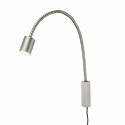 Luminaires Fischer & Honsel Éclairage Led|Applique murale Fischer & Honsel Justi LED Nickel mat, 1 lumière