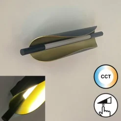 Luminaires Fischer & Honsel Appliques|Applique murale Fischer & Honsel Skal LED Noir, 1 lumière