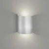 Luminaires Fischer & Honsel Éclairage Led|Applique murale Fischer & Honsel Halv LED Argenté, 2 lumières