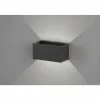 Luminaires Fischer & Honsel Éclairage Led|Applique murale Fischer & Honsel Wallo LED Noir, 4 lumières