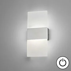 Luminaires Fischer & Honsel Appliques|Applique murale Fischer & Honsel Foder LED Nickel mat, 1 lumière
