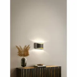 Luminaires Fischer & Honsel Appliques|Applique murale Fischer & Honsel Arles LED Noir, 2 lumières