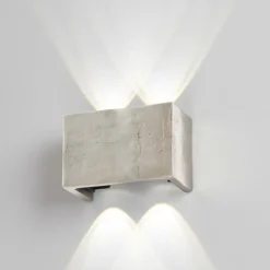 Luminaires Fischer & Honsel Appliques|Applique murale Fischer & Honsel Cog LED Nickel mat, 4 lumières