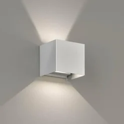 Luminaires Fischer & Honsel Appliques|Applique murale Fischer-Honsel Wall LED Argenté, 2 lumières