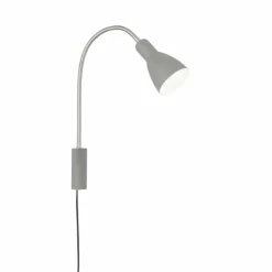 Luminaires Fischer & Honsel Appliques|Applique murale Fischer-Honsel Lolland Gris, 1 lumière