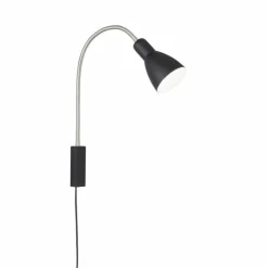 Luminaires Fischer & Honsel Appliques|Applique murale Fischer-Honsel Lolland Noir, 1 lumière