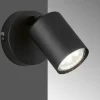 Luminaires Fischer & Honsel Appliques|Applique murale Fischer-Honsel Vano Noir, 1 lumière