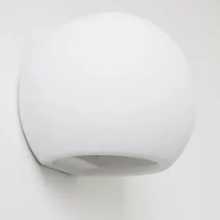 hofstein Appliques|Applique murale Flot Blanc, 1 lumière