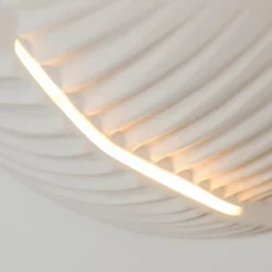hofstein Appliques|Applique murale Garessio Blanc, 1 lumière