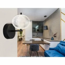 Luminaires Globo Lighting Éclairage Led|Applique murale Globo AIDA LED Noir, 1 lumière
