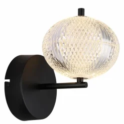 Luminaires Globo Lighting Éclairage Led|Applique murale Globo AIDA LED Noir, 1 lumière