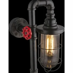 Luminaires Globo Lighting Appliques|Applique murale Globo BAYUDA Noir, 1 lumière