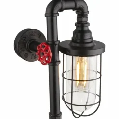 Luminaires Globo Lighting Appliques|Applique murale Globo BAYUDA Noir, 1 lumière