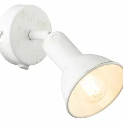 Luminaires Globo Lighting Spots Et Projecteurs|Applique murale Globo CALDERA Blanc, 1 lumière