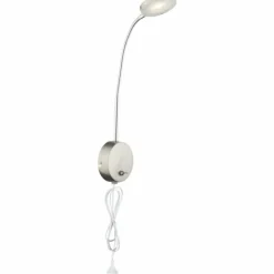 Luminaires Globo Lighting Éclairage Led|Applique murale Globo Deniz LED Nickel mat, 1 lumière