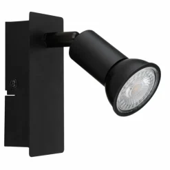 Luminaires Globo Lighting Spots Et Projecteurs|Applique murale Globo DREW Noir, 1 lumière