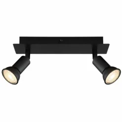 Luminaires Globo Lighting Spots Et Projecteurs|Applique murale Globo DREW Noir, 2 lumières
