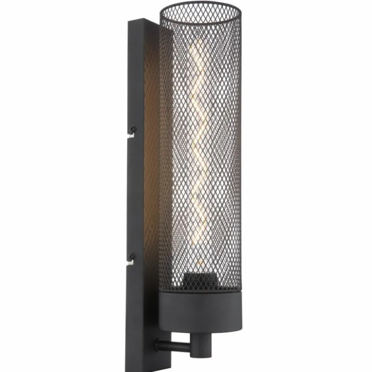 Luminaires Globo Lighting Appliques|Applique murale Globo HANS Noir, 1 lumière