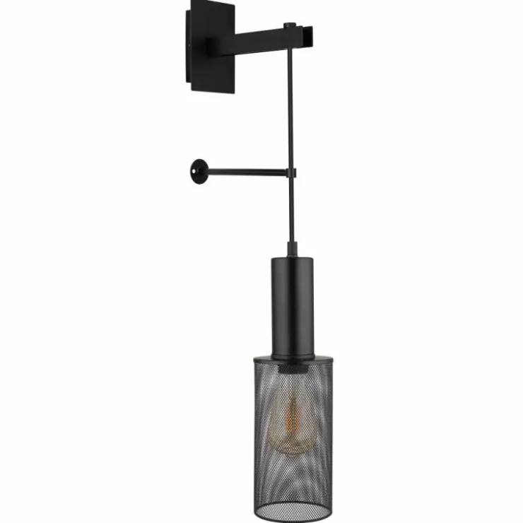 Luminaires Globo Lighting Appliques|Applique murale Globo JEDD Noir, 1 lumière
