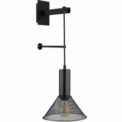 Luminaires Globo Lighting Appliques|Applique murale Globo JEDD Noir, 1 lumière