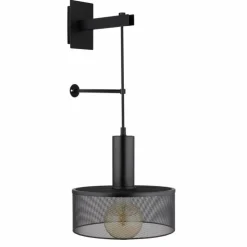 Luminaires Globo Lighting Appliques|Applique murale Globo JEDD Noir, 1 lumière