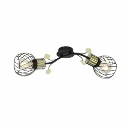 Luminaires Globo Lighting Appliques|Applique murale Globo LALLY Laiton, Noir, 2 lumières