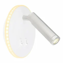 Luminaires Globo Lighting Éclairage Led|Applique murale Globo MANY LED Nickel mat, Blanc, 1 lumière