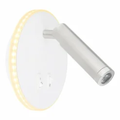 Luminaires Globo Lighting Éclairage Led|Applique murale Globo MANY LED Nickel mat, Blanc, 1 lumière