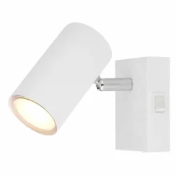 Luminaires Globo Lighting Spots Et Projecteurs|Applique murale Globo ROBBY Chrome, Blanc, 1 lumière