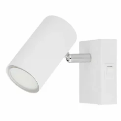 Luminaires Globo Lighting Spots Et Projecteurs|Applique murale Globo ROBBY Chrome, Blanc, 1 lumière