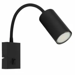 Luminaires Globo Lighting Spots Et Projecteurs|Applique murale Globo ROBBY Noir, 1 lumière
