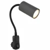 Luminaires Globo Lighting Appliques|Applique murale Globo ROBBY Noir, 1 lumière