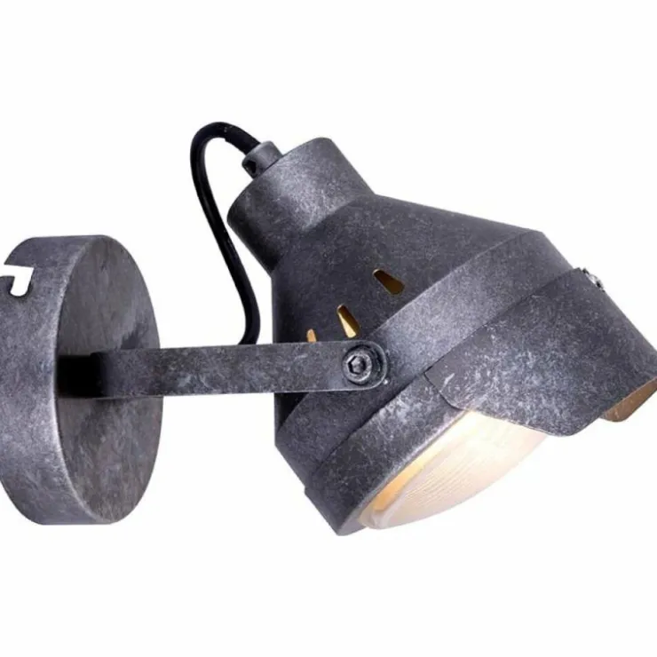 Luminaires Globo Lighting Spots Et Projecteurs|Applique murale Globo STRAMET Noir, 1 lumière