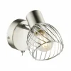 Luminaires Globo Lighting Spots Et Projecteurs|Applique murale Globo Texas Nickel mat, 1 lumière