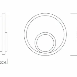 Luminaires Globo Lighting Éclairage Led|Applique murale Globo VILLA LED Gris, 1 lumière