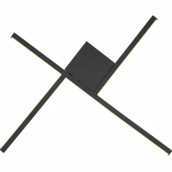 Luminaires Globo Lighting Appliques|Applique murale Globo WL LED Noir, 1 lumière