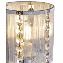 Luminaires Globo Lighting Appliques|Applique murale Globo WUBA Chrome, 1 lumière