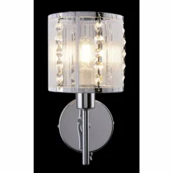 Luminaires Globo Lighting Appliques|Applique murale Globo WUBA Chrome, 1 lumière