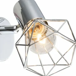 Luminaires Globo Lighting Appliques|Applique murale Globo XARA Chrome, 1 lumière