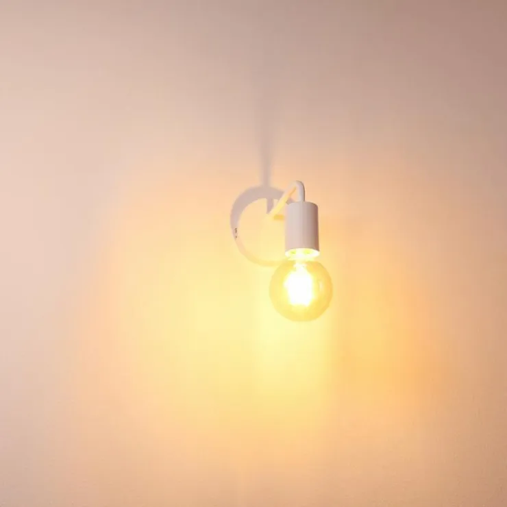 hofstein Spots Et Projecteurs|Applique murale Gravenstein Blanc, 1 lumière