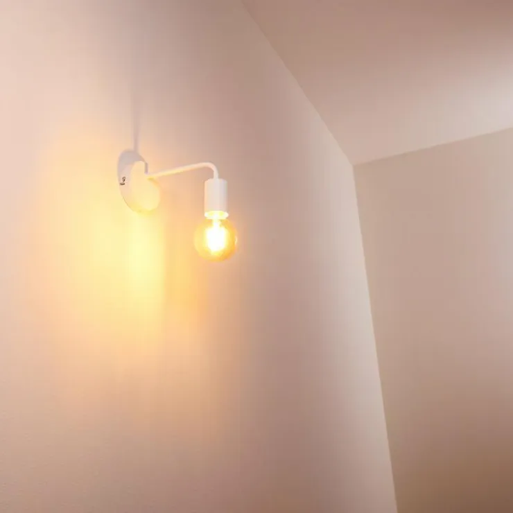 hofstein Spots Et Projecteurs|Applique murale Gravenstein Blanc, 1 lumière