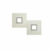 Luminaires Grossmann Éclairage Led|Applique murale Grossmann Karree LED Titane, 2 lumières